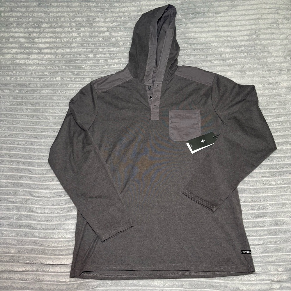 Tavik +  MKLC1703 men’s long‎ sleeve hoodie shirt size L NWT